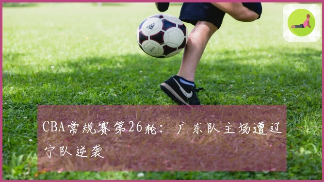 CBA常规赛第26轮：广东队主场遭辽宁队逆袭